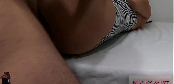  fuc86d7ked my sister home made cumming on her butt